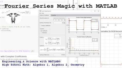 Fourier Series With Matlab Youtube