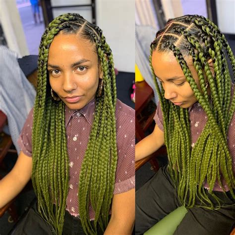 From side braids alongside great french braids, there are a few braid hairstyles that will look magnificent and they are anything but difficult to. latest box braids hairstyles lovely styles 2020 - African 4