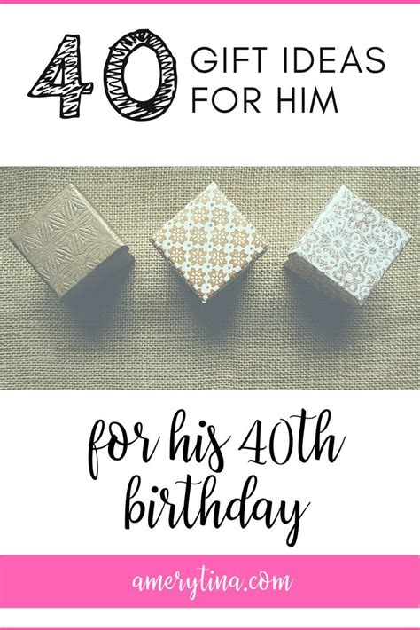 Gifts for husband's 40th birthday must be unique, creative, memorable, and make him feel on top of the world, not like he's turning old! Gifts for him: 40 gift ideas for his 40th birthday | 40th ...