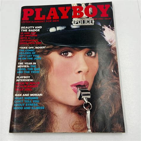 Playboy May 1982 Playmate Kym Malin Girls With The Badge Billy Joel