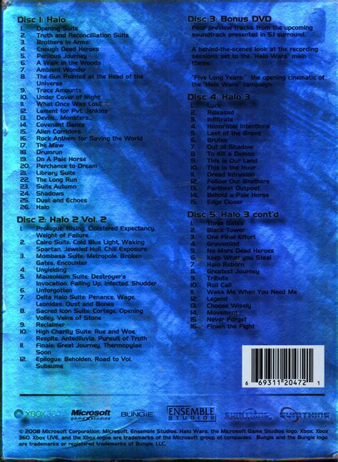 ゲームcd 輸入盤）halo Trilogy The Complete Original Soundtracks まんだらけ Mandarake