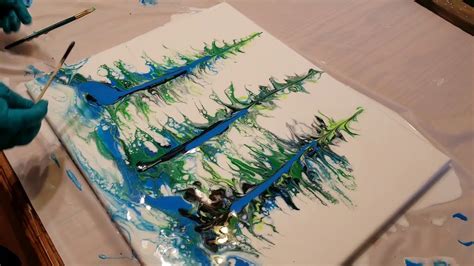 When autocomplete results are available use up and down arrows to review and enter to select. Awesome Acrylic Paint Pour Christmas Trees! - YouTube