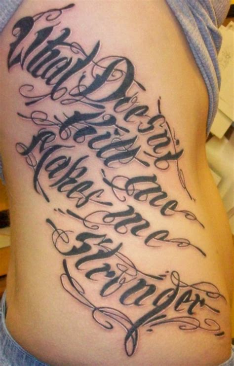 The Best Tattoo: Tattoo Lettering Ideas