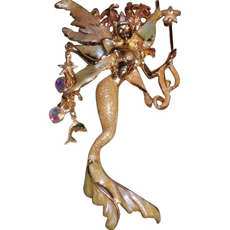 Kirks Folly Sea Fairy Pin Brooch From Rubylane Sold On