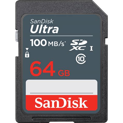 Sandisk 64gb Ultra Sdxc Uhs I Memory Card Sdsdunr 064g Gn3in Bandh