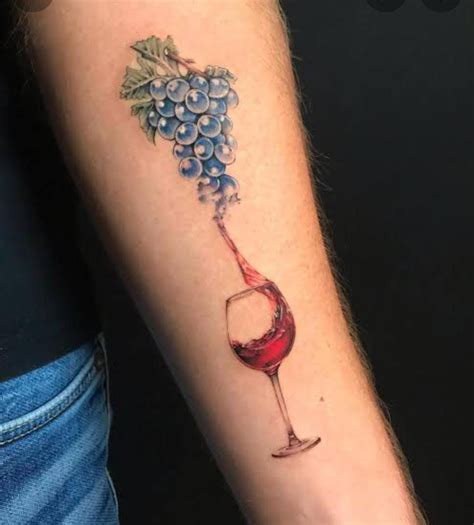 Wine Tattoos That Charm With Boozy Beauty Artofit