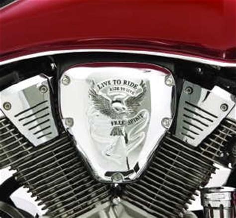 It is fine to let the bike air dry, but drying the chrome with a soft cloth can help prevent water. Free Spirit Motorcycle Chrome Air Cleaner Covers