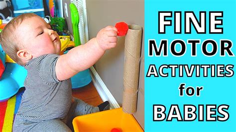 Fun And Easy Fine Motor Activities For Babies And Toddlers Part 1