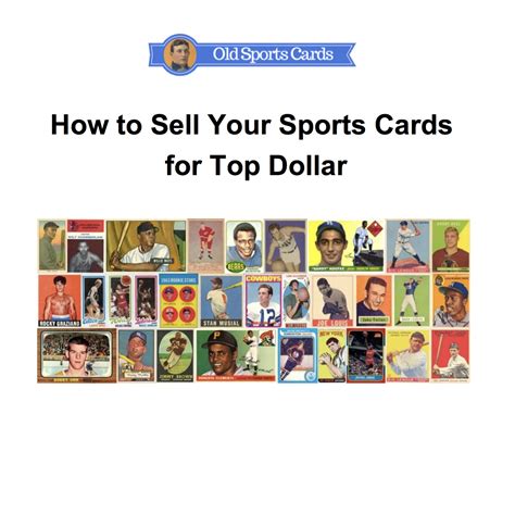 I do a card ministry in my church. How To Sell Your Sports Cards For Top Dollar | Old Sports Cards