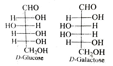 Following Are The Structures Of D Glucose And D Galactos