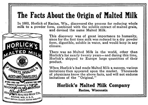 Horlicks Malted Milk Vintage Ads