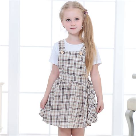 Fashion Kids Clothes Sleeveless Casual Frock Design Dress Girls Strap