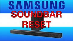 Samsung Soundbar reset ARC not working fix