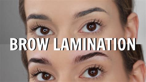 Maybe you would like to learn more about one of these? DIY BROW LAMINATION | AT HOME 😮 😳 - YouTube