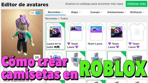 Cómo Crear Camiseta Gratis En Roblox En Español Youtube
