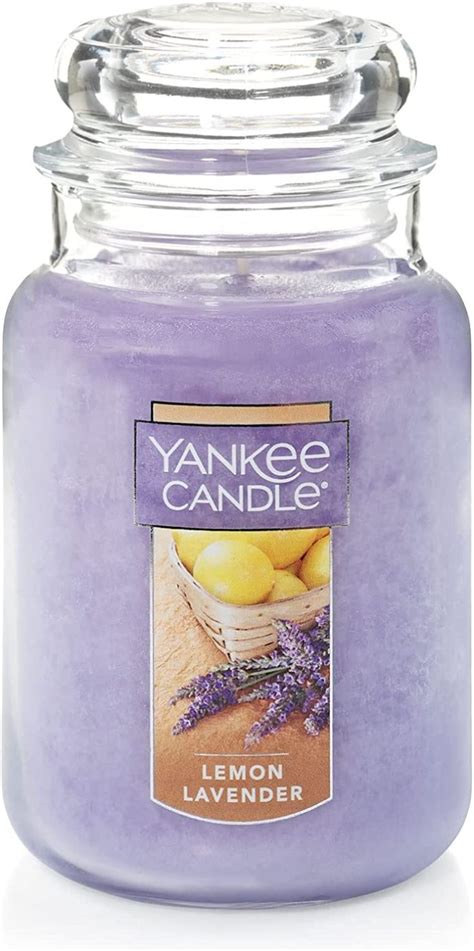 Yankee Candle Lemon Lavender Scented Classic 22oz Large Jar Single