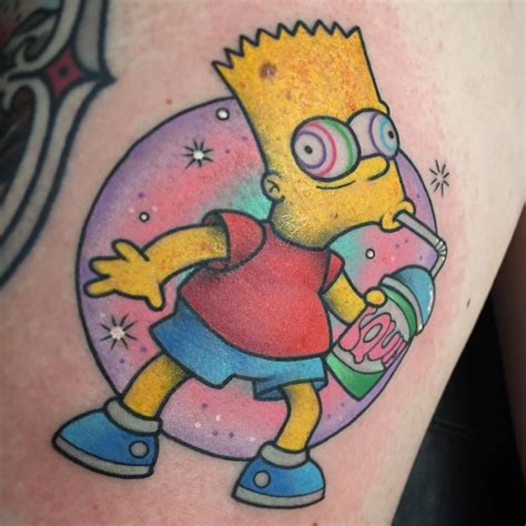 Bart Simpson Tattoo Design
