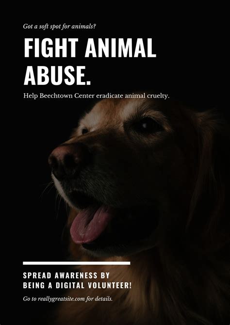 Animal Abuse Posters Ideas