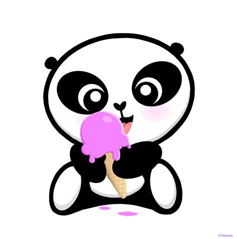 15 Best New Easy Cute Ice Cream Panda Drawing Images Tasya Baby
