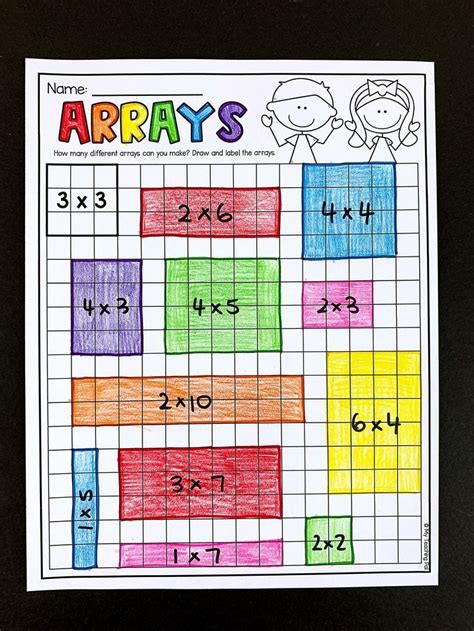 10 Multiplication Arrays Worksheets Worksheets Decoomo