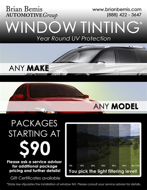 Window Tinting Flyer Template