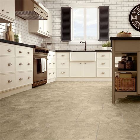 It looks really nice and so far seems sturdy. Luxury Vinyl Tile- Tuscan Slate. #UltraCeramic # ...