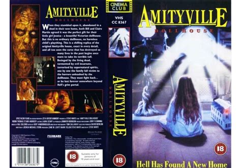 Amityville Dollhouse 1996 On Cinema Club United Kingdom Vhs Videotape