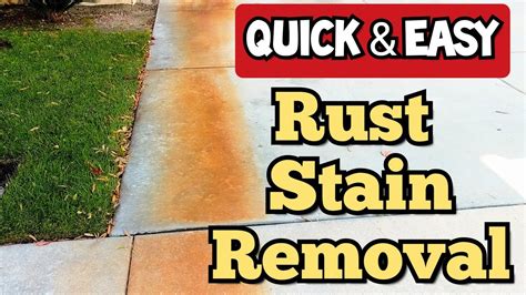 How To Remove Rust Stains From Your Driveway Quickly Easily You