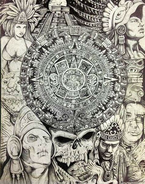 Pin By Daniel Fernandez On Chicano Arte Mayan Art Aztec Artwork