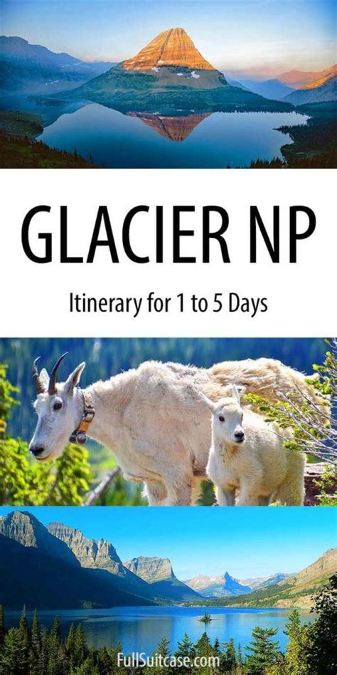 Glacier National Park Itinerary For 1 2 3 4 5 Days Map And Tips