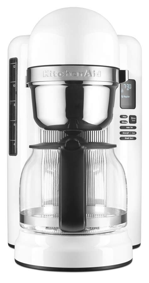 Many recent models of coffee makers now come with an auto on/off functionality that allows the users to set the machine to brew coffee at the set time and then automatically switch off. KitchenAid® 12 Cup Coffee Maker with One Touch Brewing ...