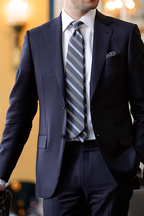 Luxury men's blue suits, made in italy since 1934. 13 Different Ties To Wear With a Blue Suit - He Spoke Style