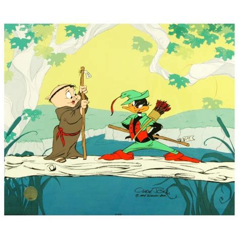 Chuck Jones Signed Buck And A Quarter Staff Sold Out Le 13x16 Animation Cel Pa Pristine