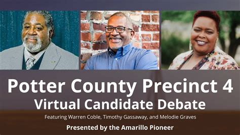 Potter County Commissioner Debate The Amarillo Pioneers 2022