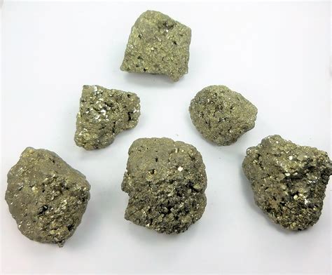 Large Iron Pyrite Nuggets 1 Pc Raw Fools Gold Natural Etsy
