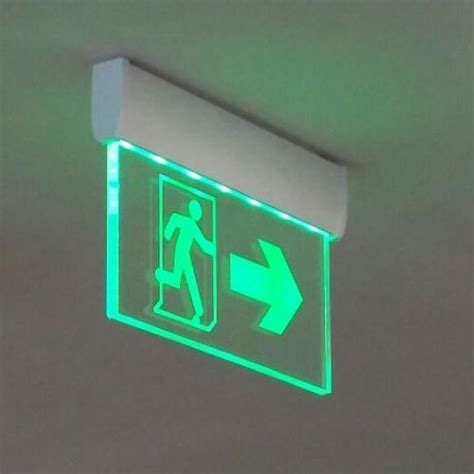 Adding an led sign, led light box, or led accent lighting is your chance to win new business. Green LED Exit Sign Board, Shape: Rectangle, Rs 2250 ...