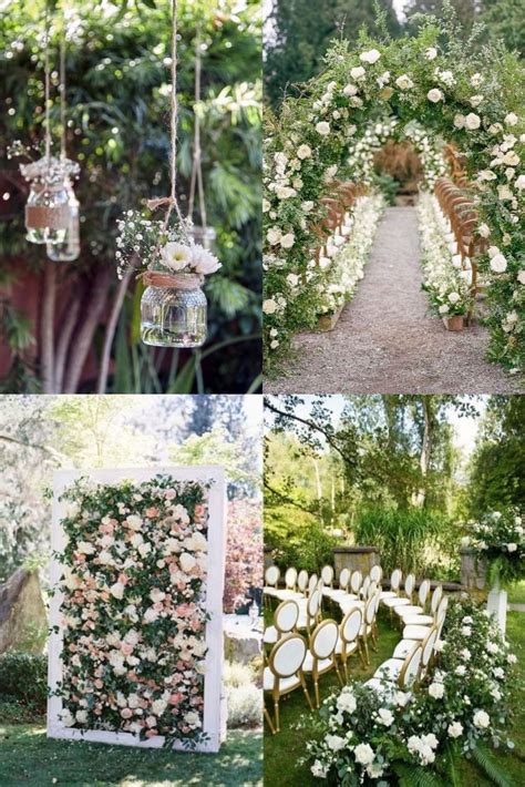 20 Amazing Outdoor Garden Wedding Ideas On A Budget Garden Wedding