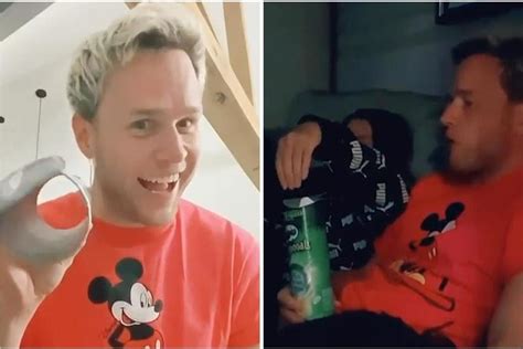 Olly Murs Pranks Girlfriend Amelia Tank With X Rated Pringles Tube