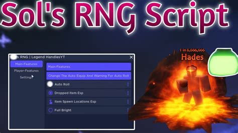 Roblox Sols Rng Scripthack Auto Farm Spins Auto Items Luck And