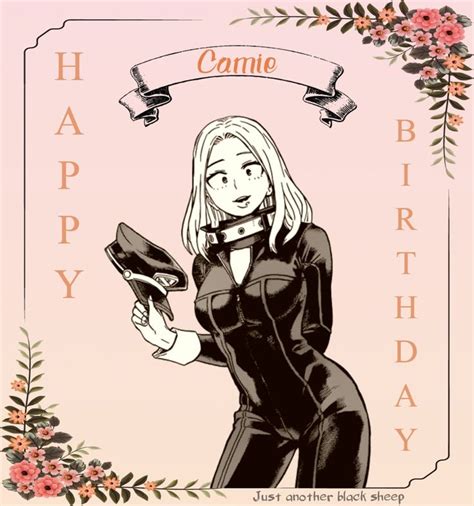 Camie Birthday Edit By Just Another Black Sheep Bnha Camie Sheep