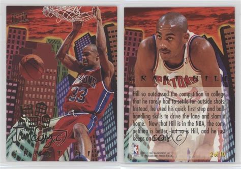 Add cards to my collection. 1994-95 Fleer Ultra Jam City 2 Grant Hill Detroit Pistons Rookie Basketball Card | eBay