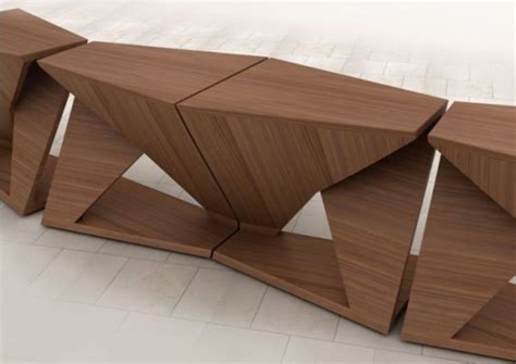 Ergonomic Coffee Table With Four Separate Parts Digsdigs