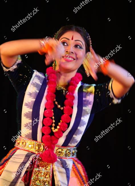 Bangladeshi Dancer Tamanna Rahman Performs Manipuri Editorial Stock