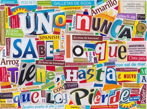 Spanish Collage 2016 17 Spanish Teaching Resources Word Collage