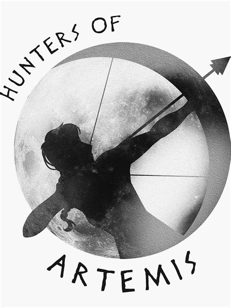 Hunters Of Artemis Dark Sticker For Sale By Kitshunette Hunter Of