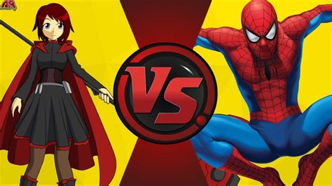 Spiderman Vs Ruby Rose Rwby Cartoon Fight Night Episode 13 Youtube