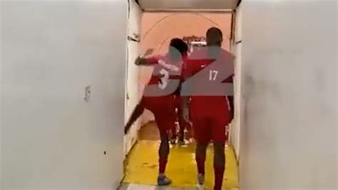 Angry Canada Players Bang On Referee S Door After Defeat Amid Ongoing Bonuses Dispute Mirror