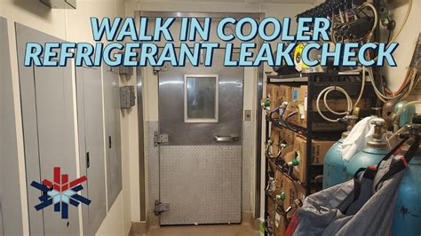 Walk In Cooler Refrigerant Leak Check Kas Refrigeration Columbus Ohio