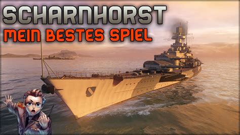 Gespielt Scharnhorst World Of Warships Wows Deutsch 1440p Youtube