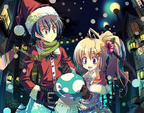Wallpaper Anime Couple Christmas Anime Girl Charlotte Anime Series